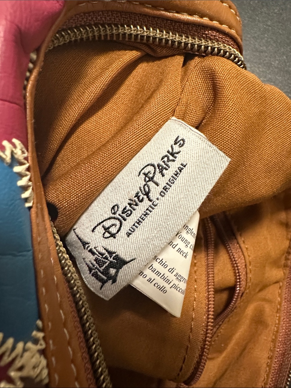Disney Multicolor Mickey Mouse Shoulder Bag - Tan Trim - Picture 2 of 9
